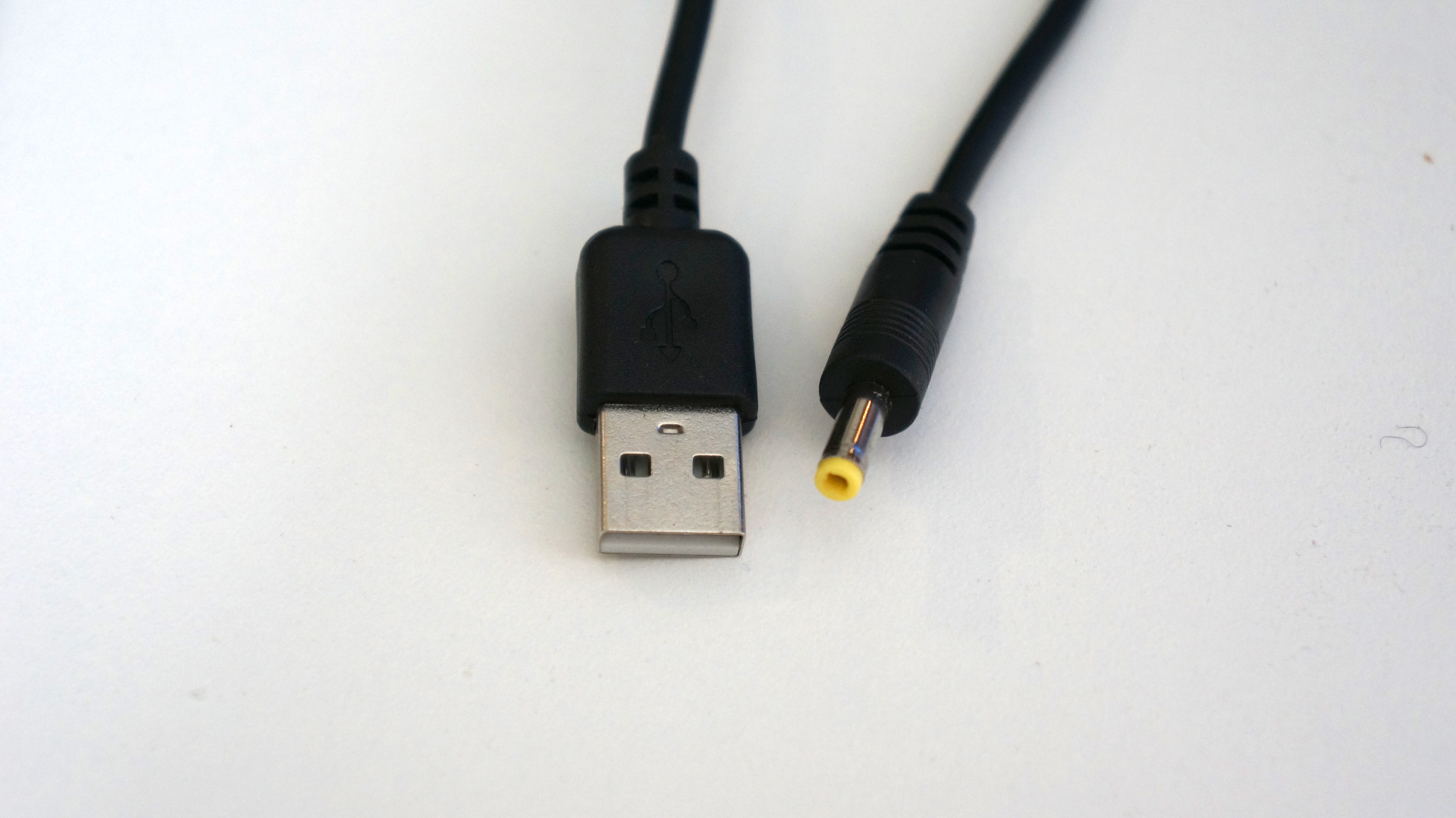 USB-DC Barrel Plug Cable